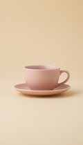 Heirloom Pink ceramic teacup set