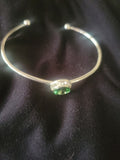 Aug Birthstone Peridot Sterling silver   