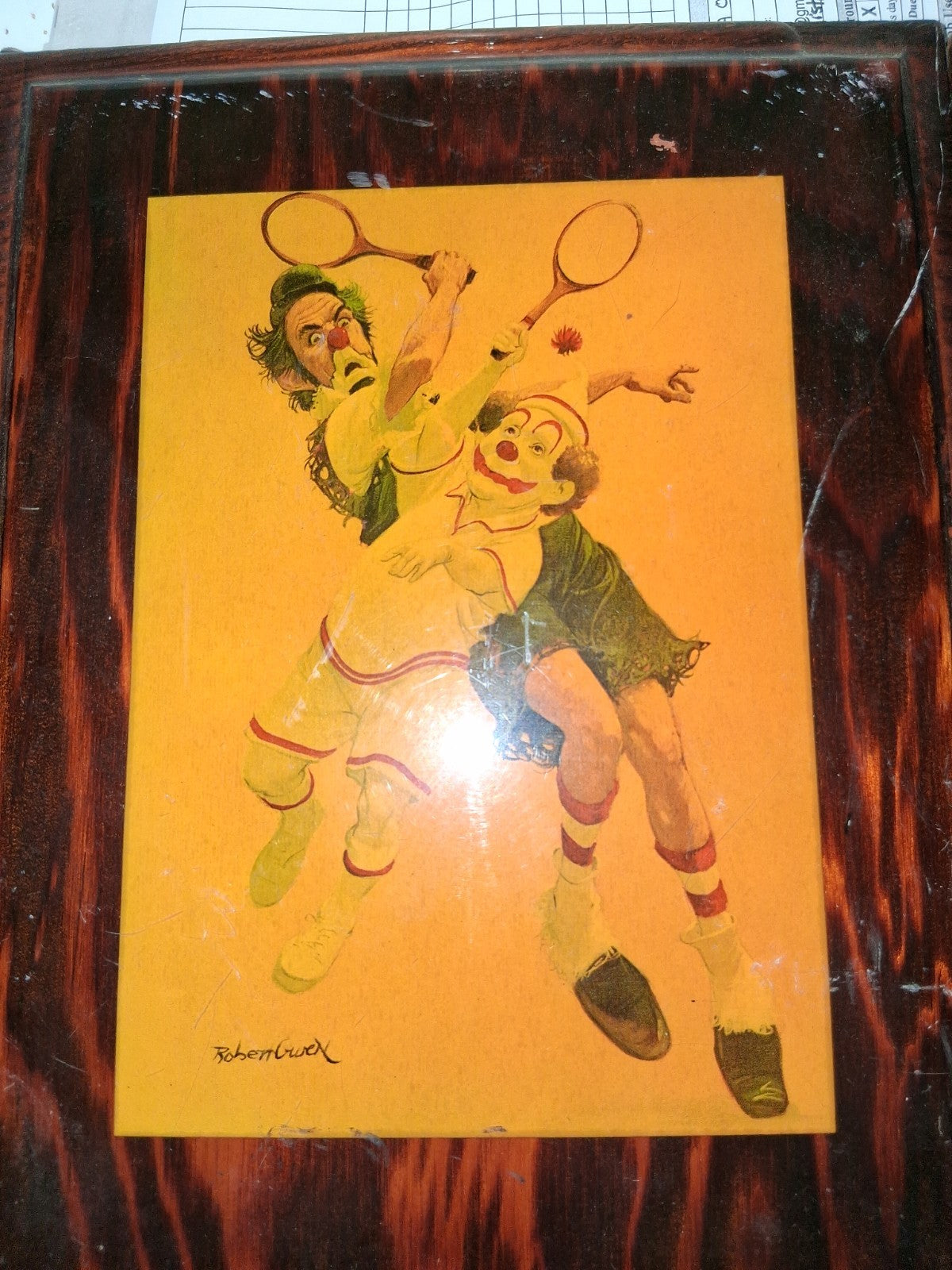 Robert Crumb Framed Clown Art Print Set of 8