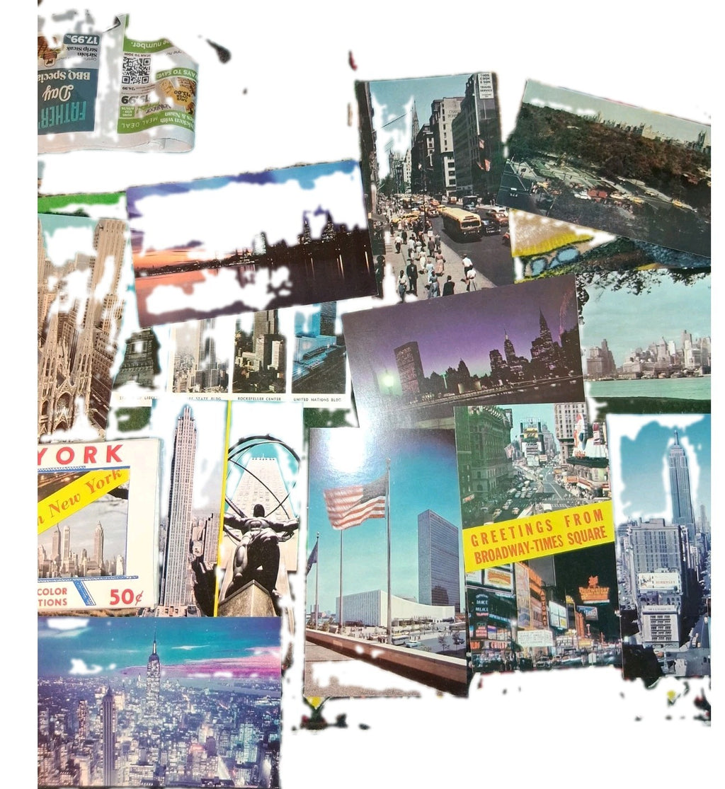 post card old new york