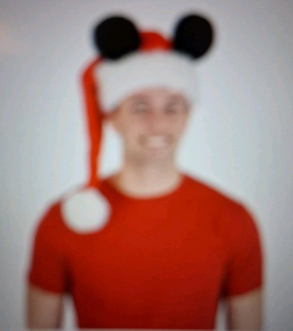 Disney Mickey Mouse Santa Hat 