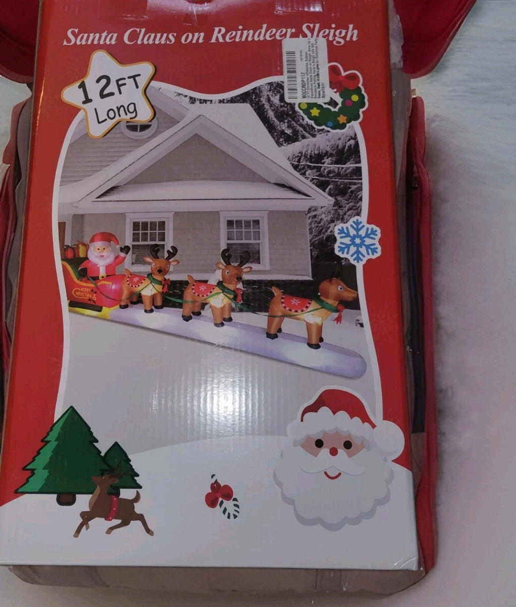  12FT Inflatable Santa Claus 