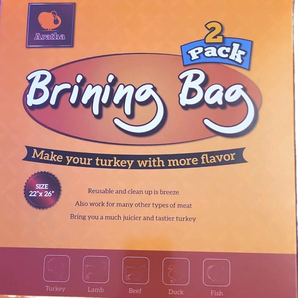  2 Brining Bags 22" x 26"  