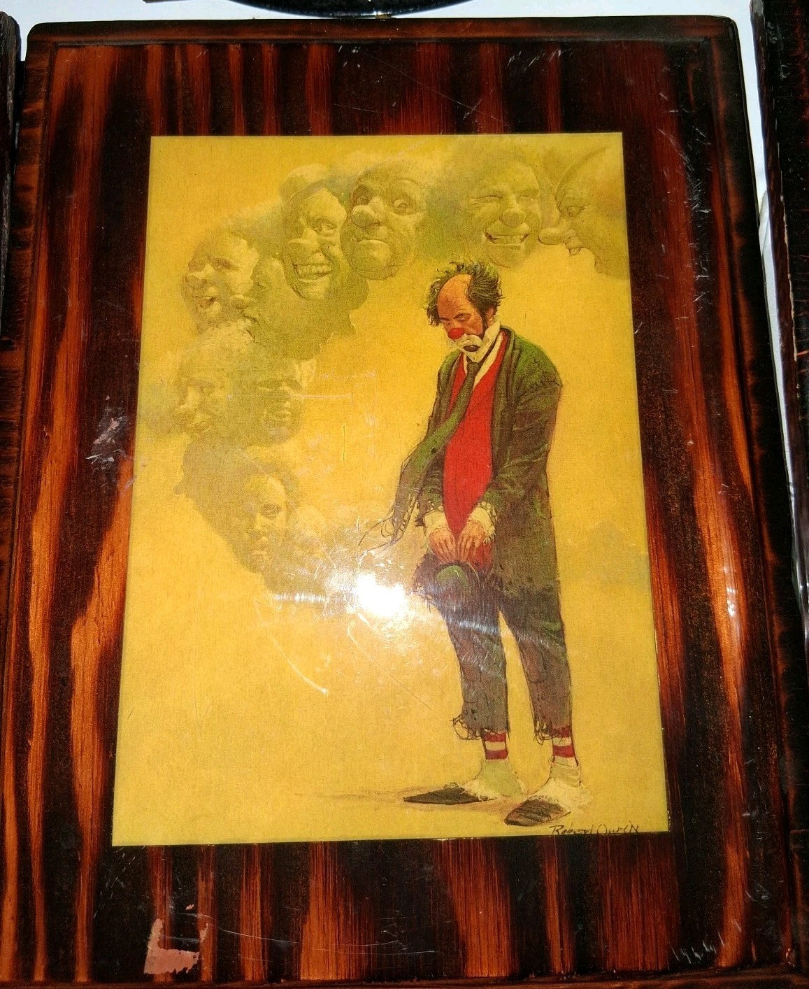 Robert Crumb Framed Clown Art Print Set of 8