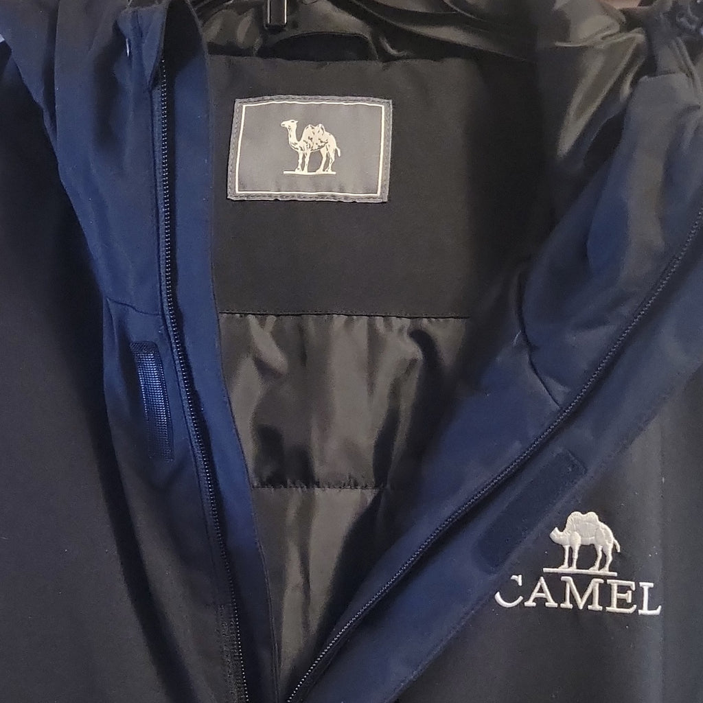 Camel Men's Windproof Winter Windbreaker Jacket  XXL