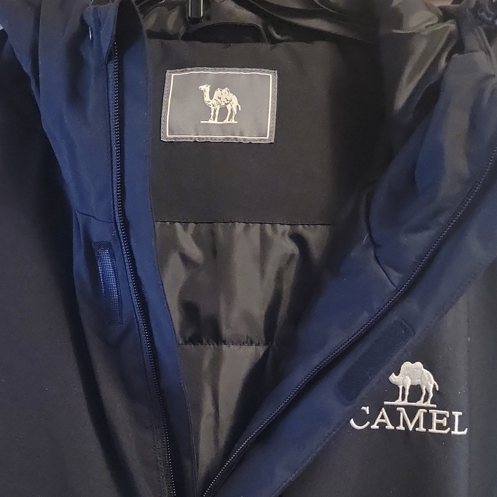 Camel Men's Windproof Winter Windbreaker Jacket  XXL