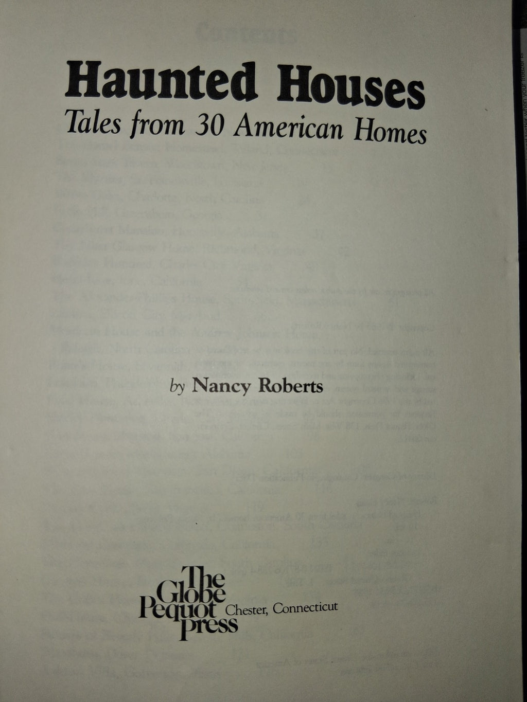 Haunted Houses: Tales from 30 American Homes, Roberts, Nancy