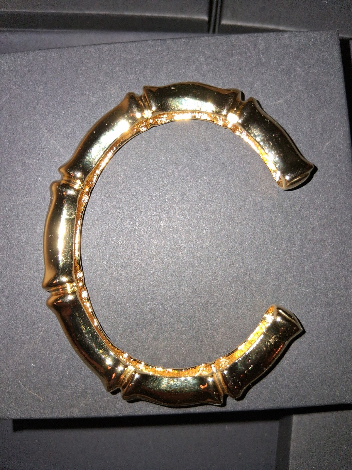Bamboo Style Cuff Bracelet