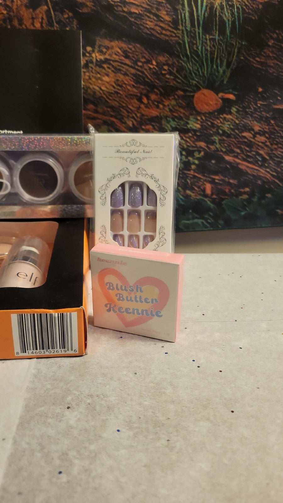 elf Milani Full Size Makeup Lot Eyeshadow Blush Nail Set