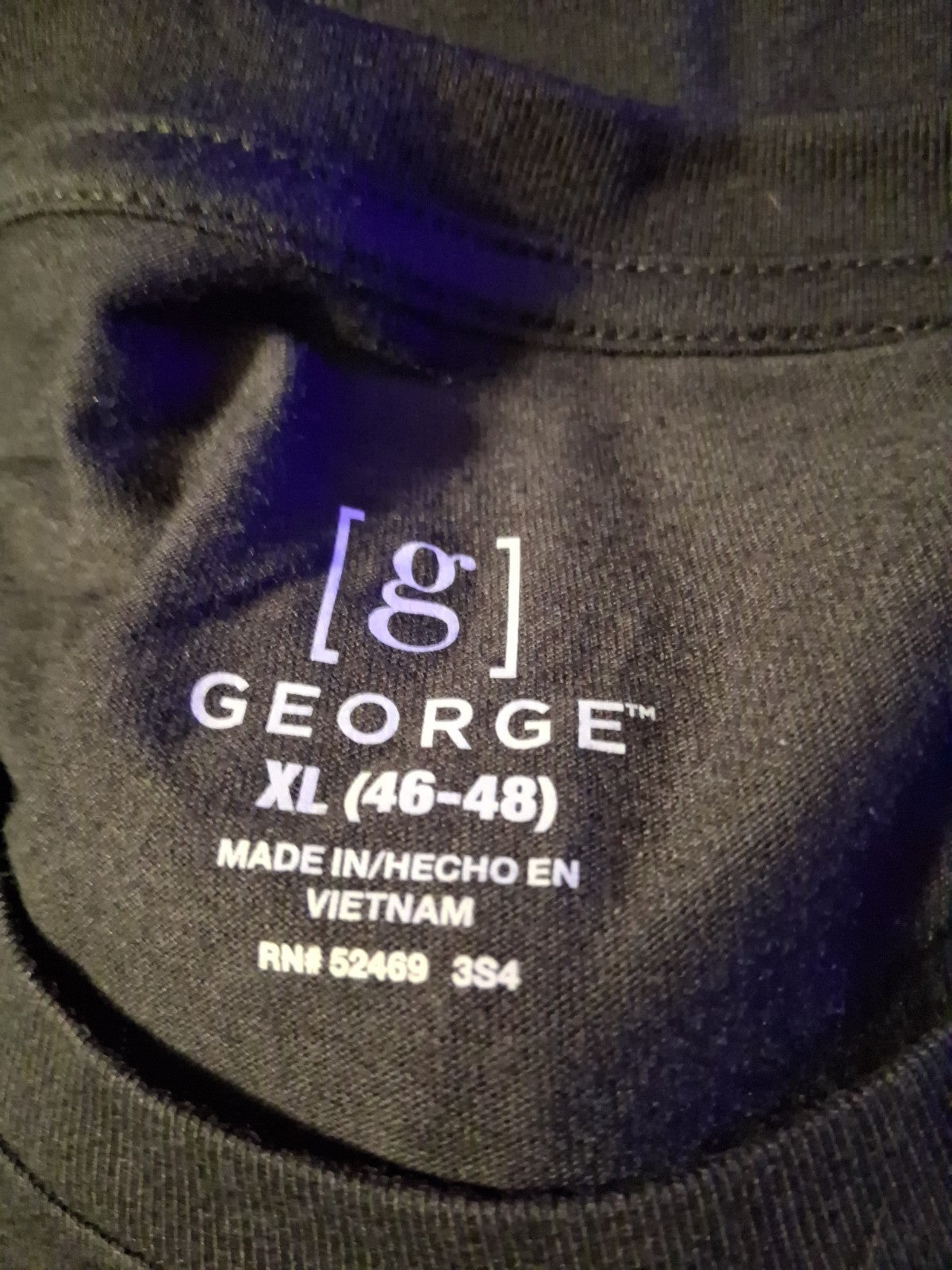 George Crew Neck Men's T-Shirt , Size XL 