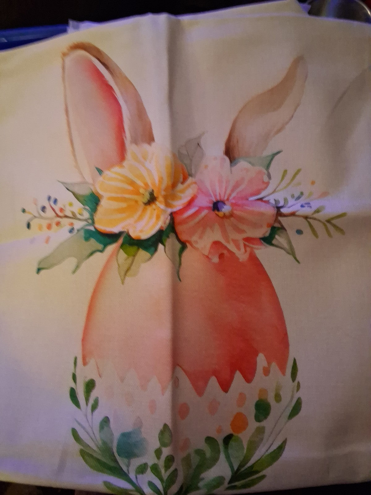 Happy Easter Couch Pillow 4 Covers