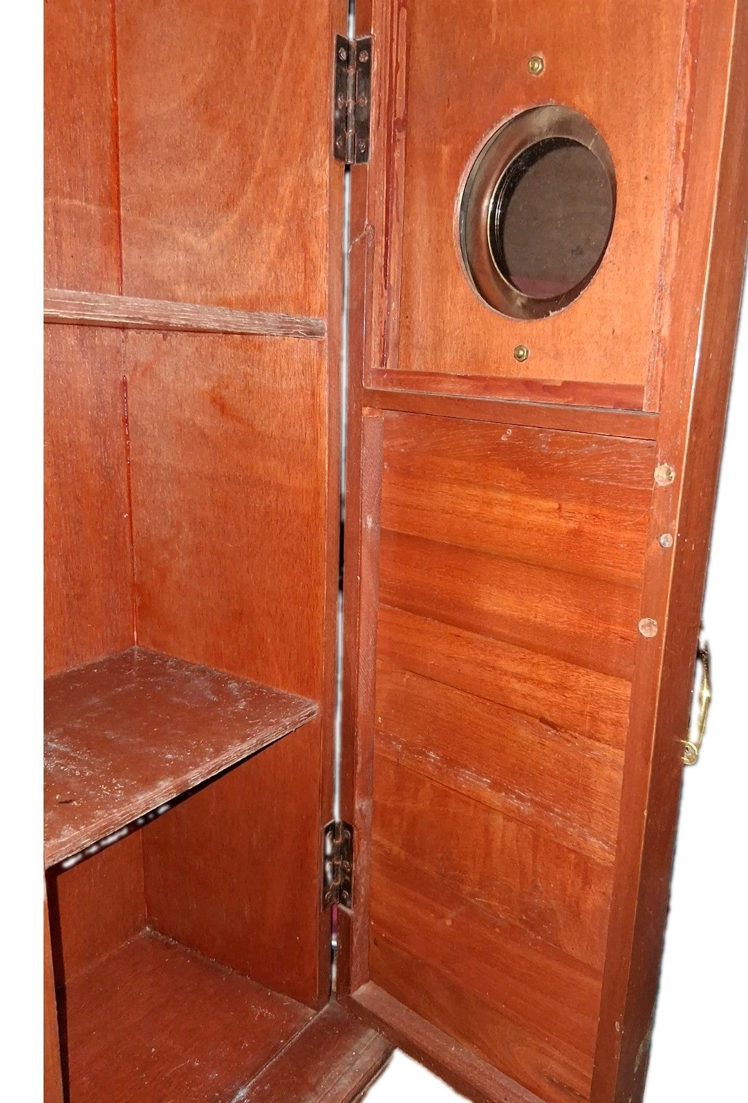 Antique Wood Cd  And Dvd Cabinet