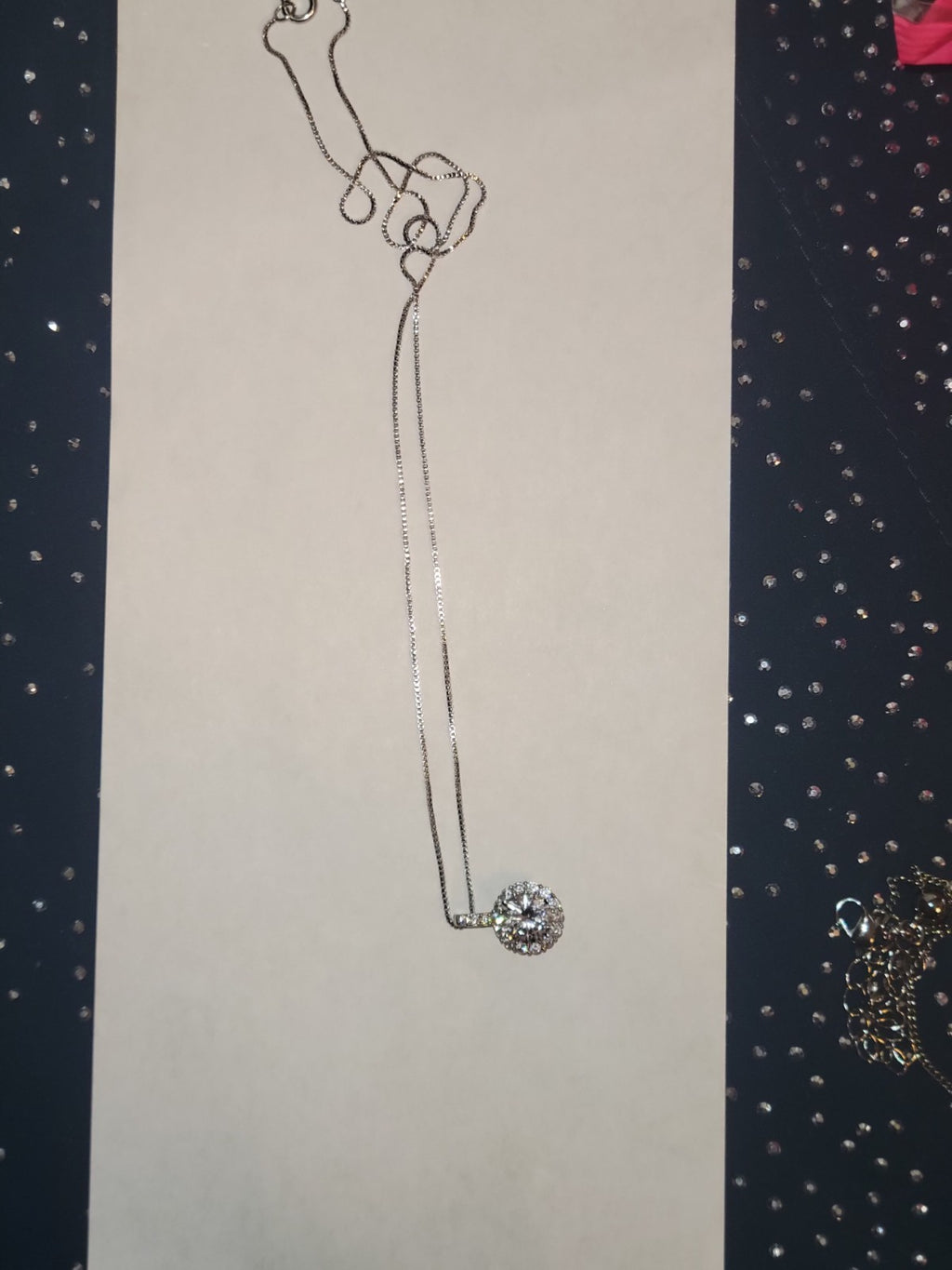 BBGem sterling silver cubic zirconia necklace