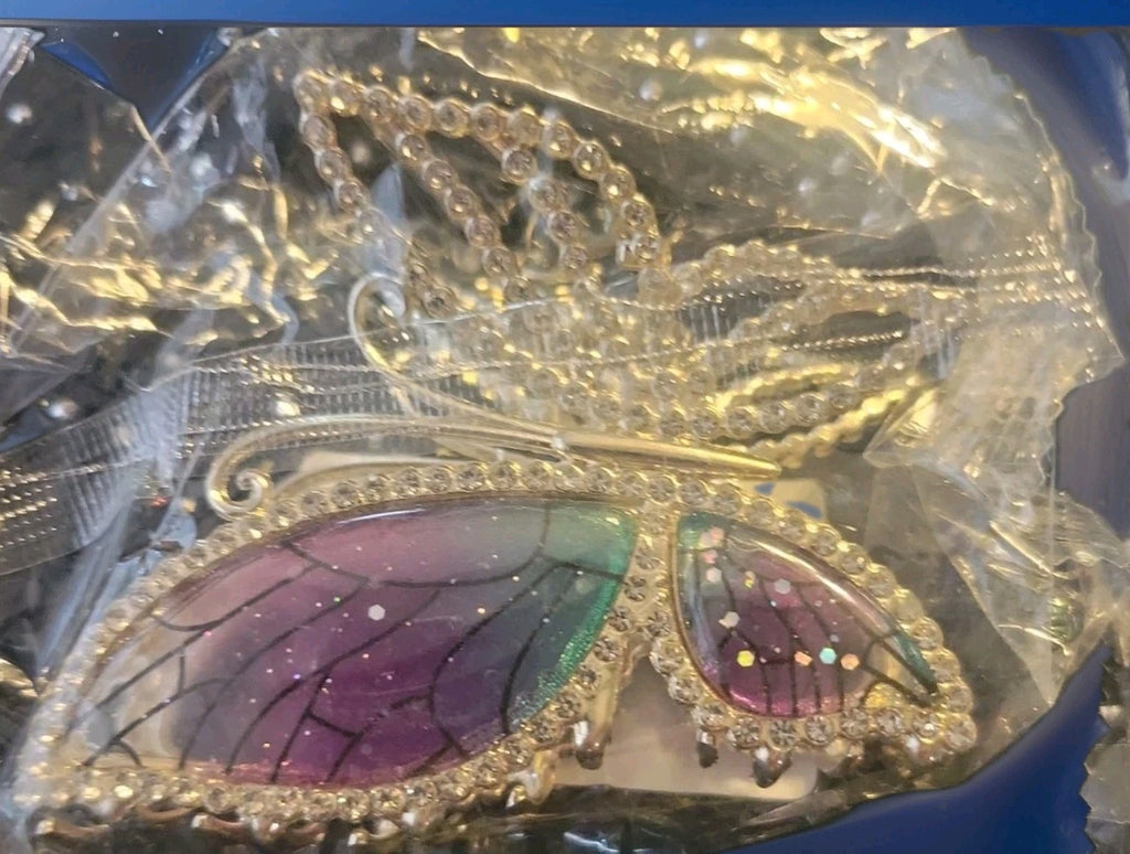 butterfly hair claw clips