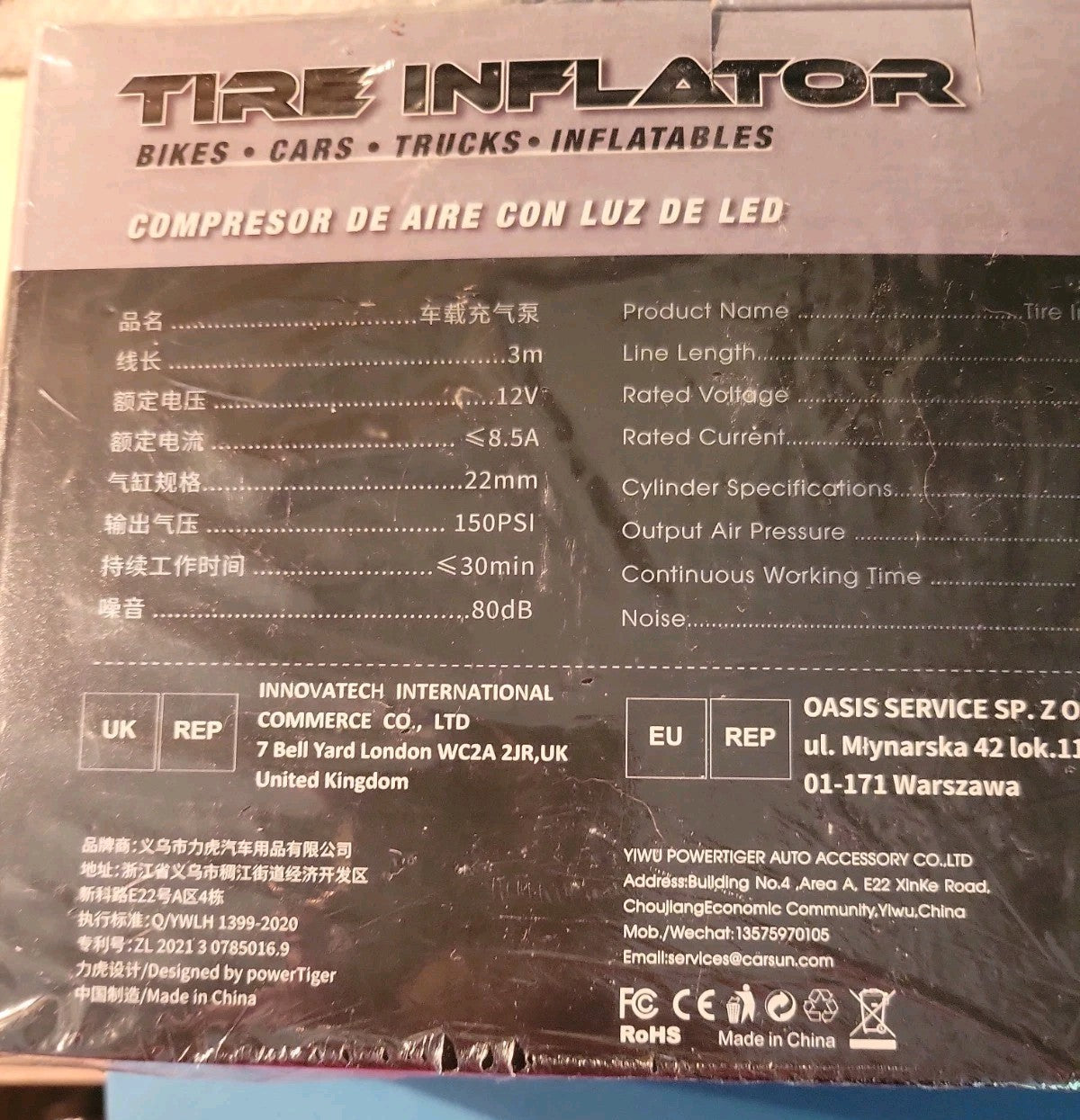 Car Tire Inflator 