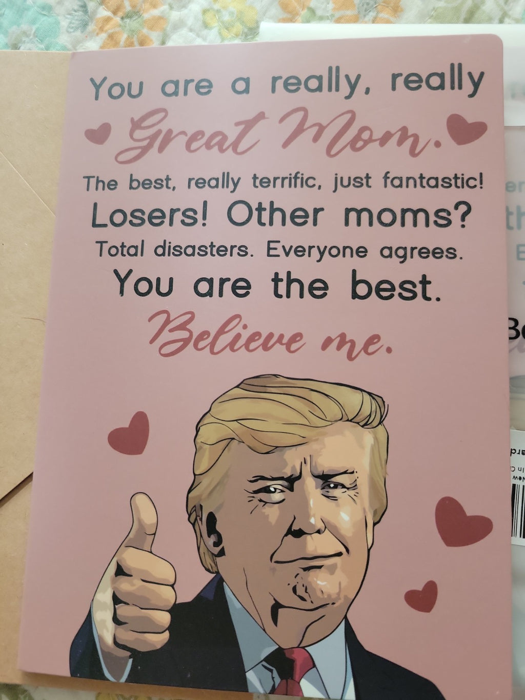 Trump... Great Mom 