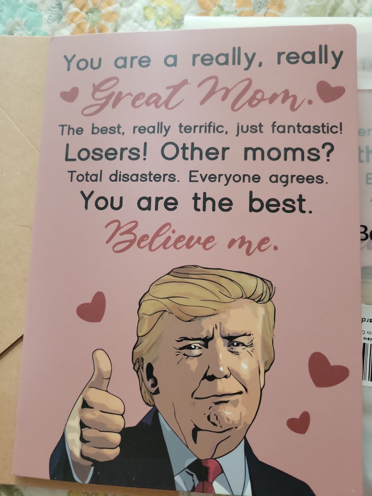 Trump... Great Mom 