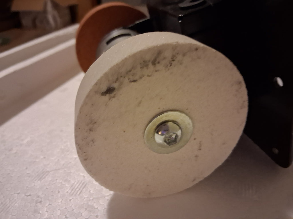 Craft Grinder Rotary/Circular Corded Electric w/ Dual Wheels, Switch & Adapter