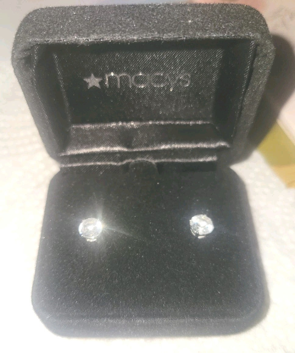 Sterling silver stud earrings 
