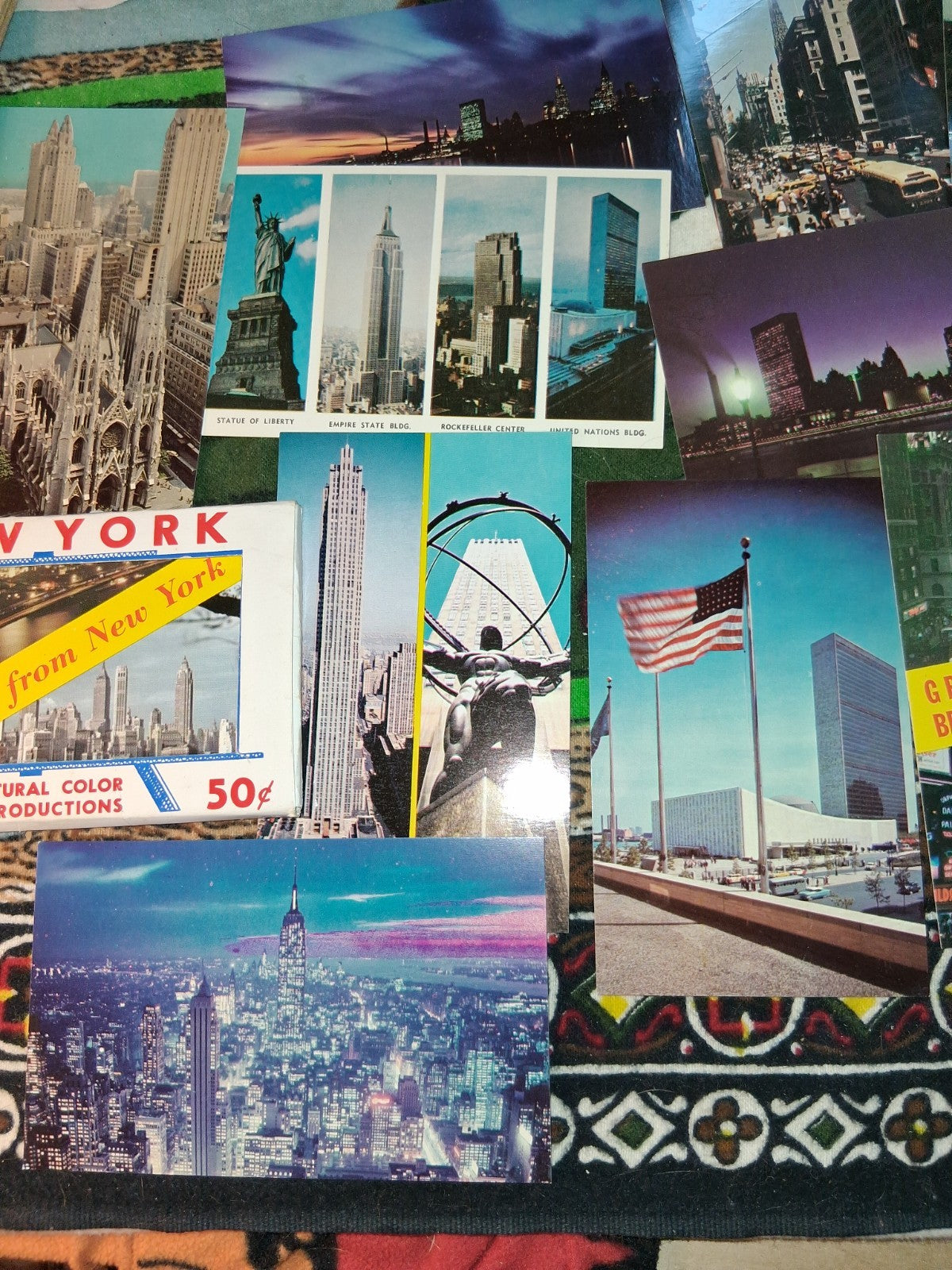 post card old new york