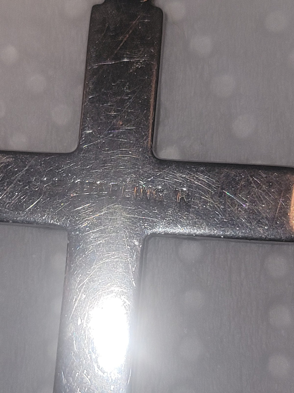 Sterling Cross Pendant 