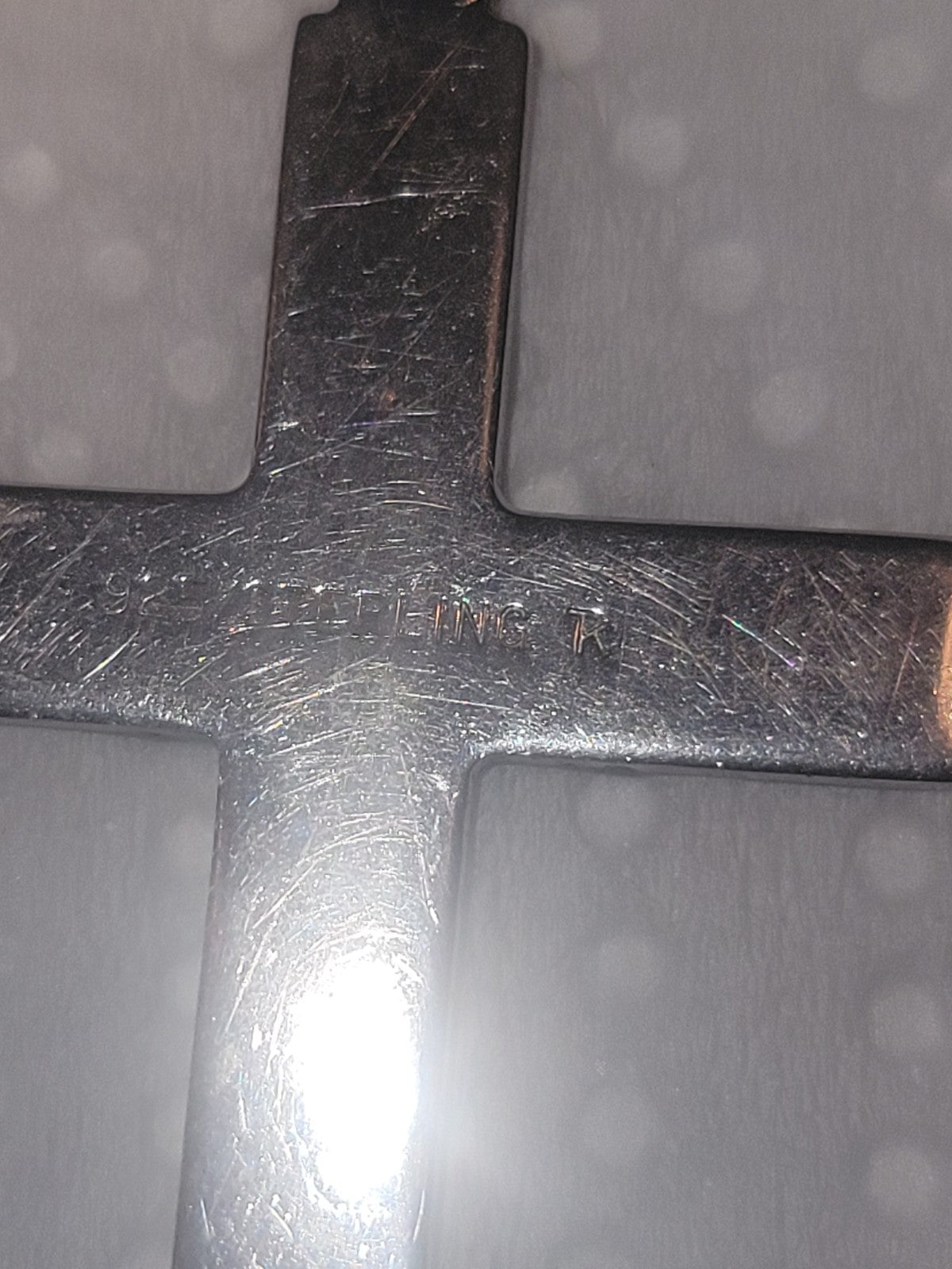  Sterling Cross Pendant 