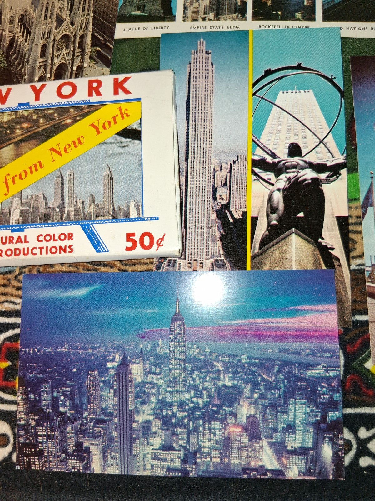 post card old new york