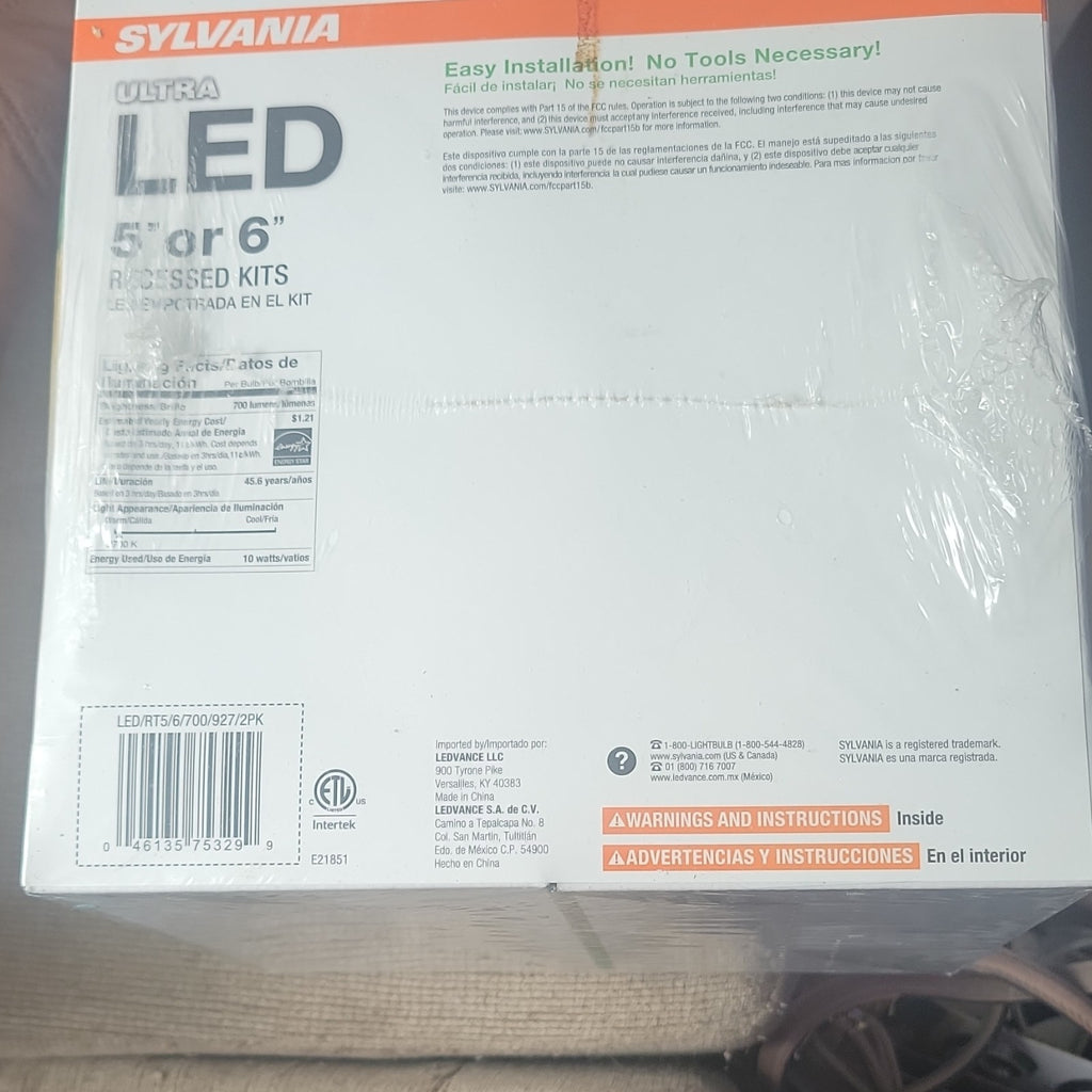 3 Sylvania Ultra LED Recessed Kits