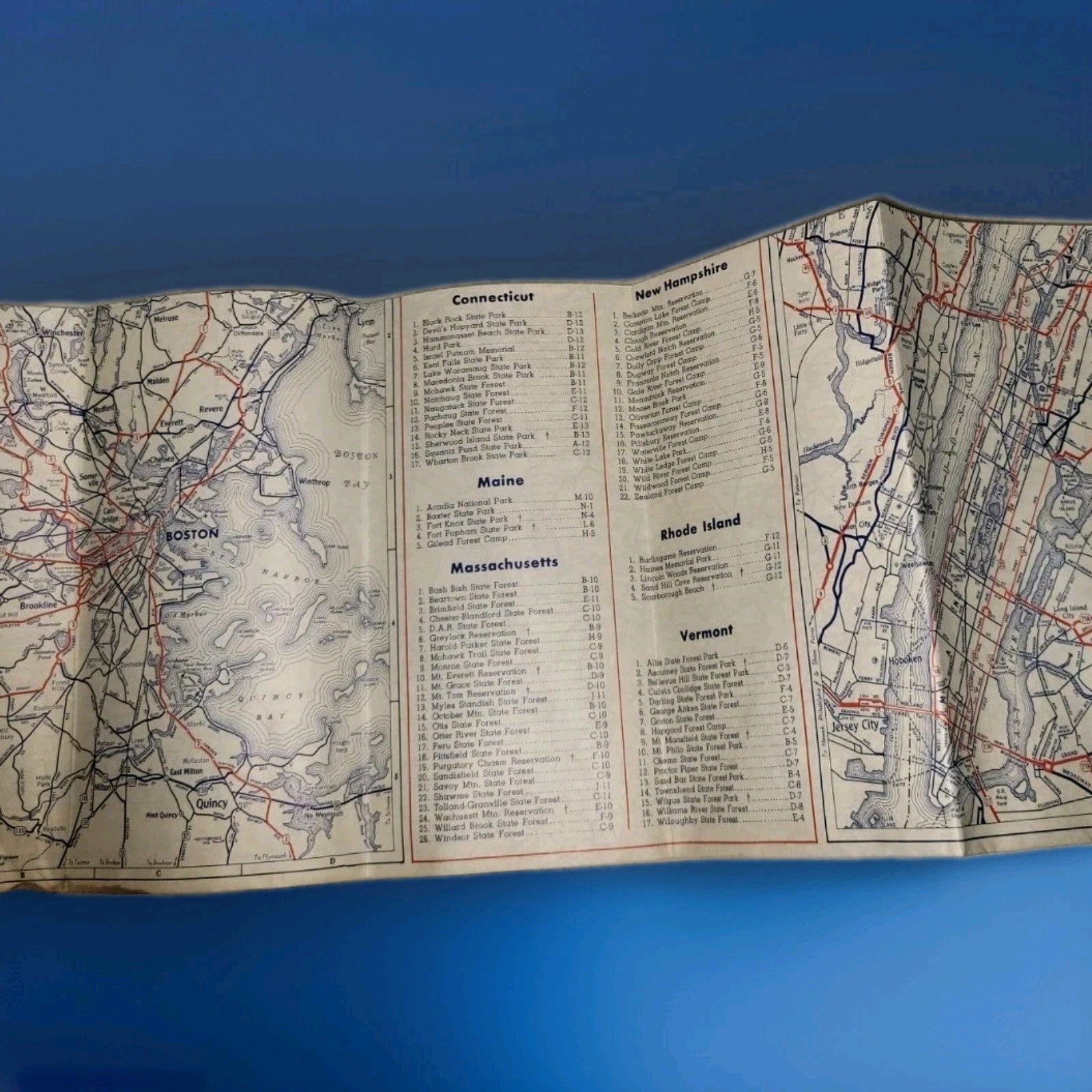  1936 United States Collectible Map