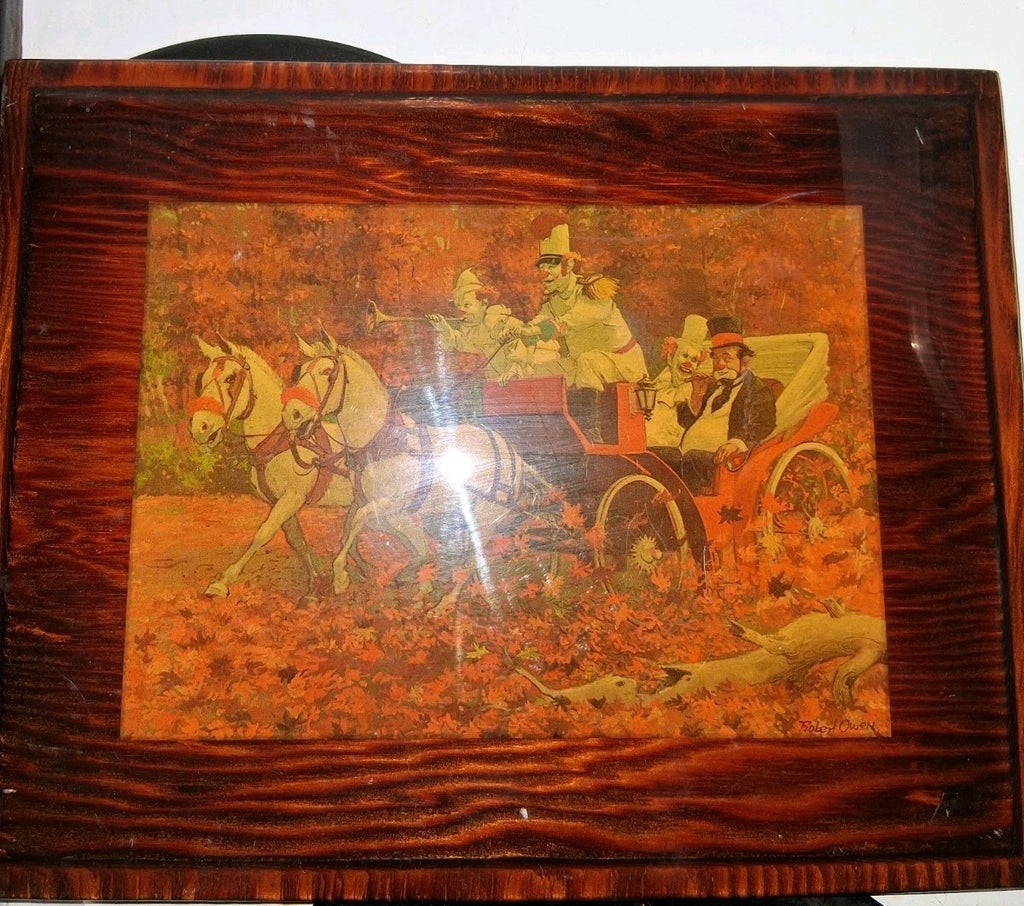 Robert Crumb Framed Clown Art Print Set of 8