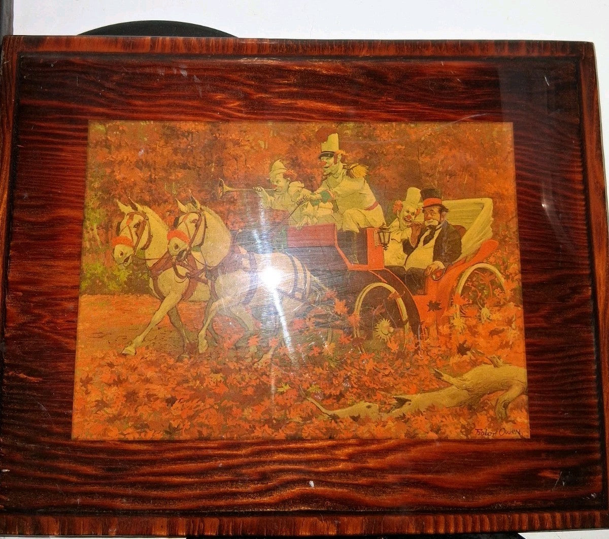 Robert Crumb Framed Clown Art Print Set of 8