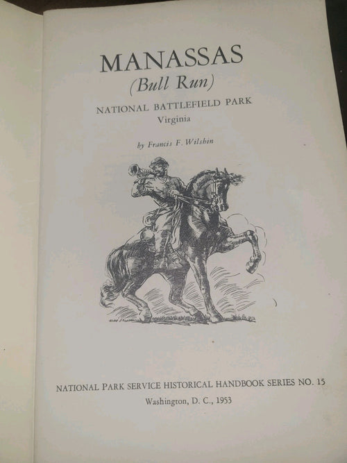1953 Manassas National Battlefield Park Historical 