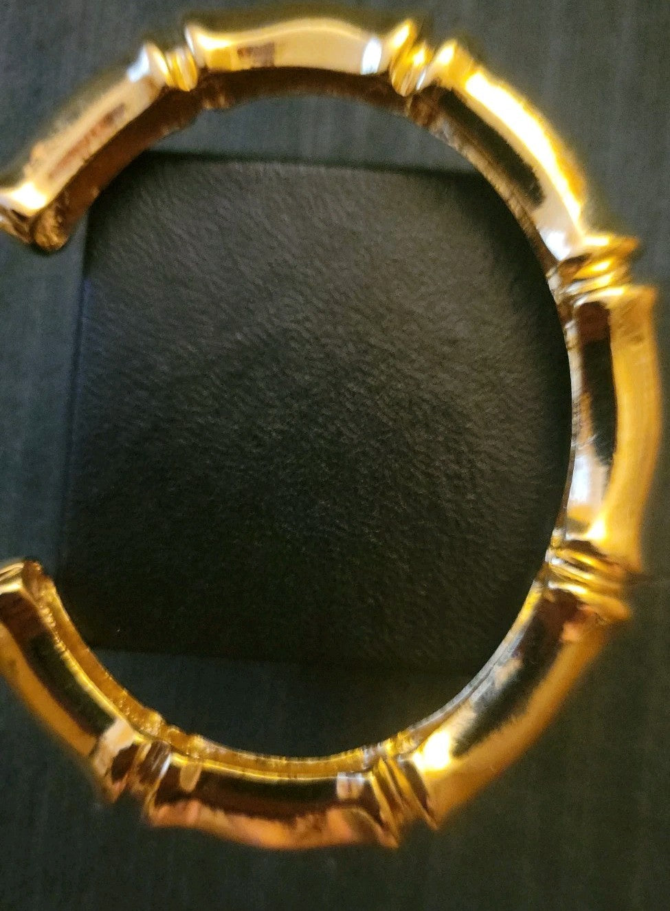 Bamboo Style Cuff Bracelet