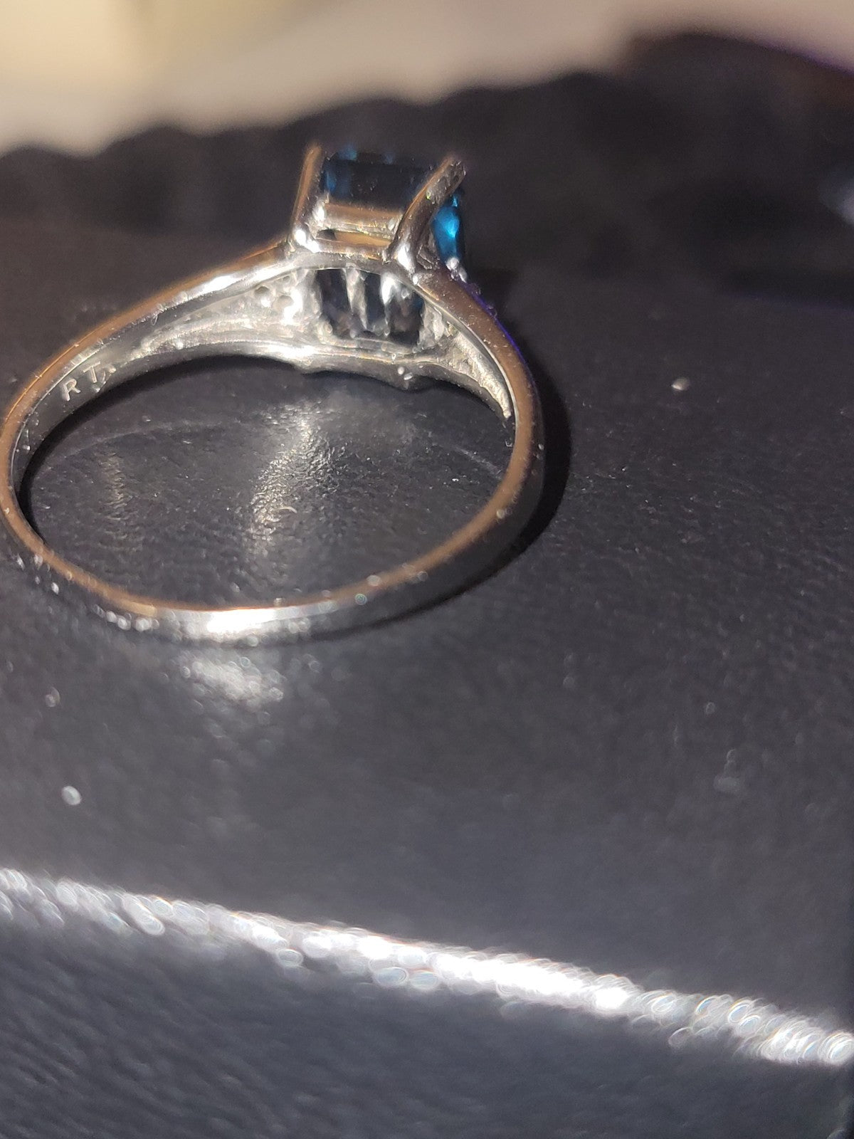  Topaz,  w,Diamond accent Ring. See Photo attached for authenticity Of Specifics