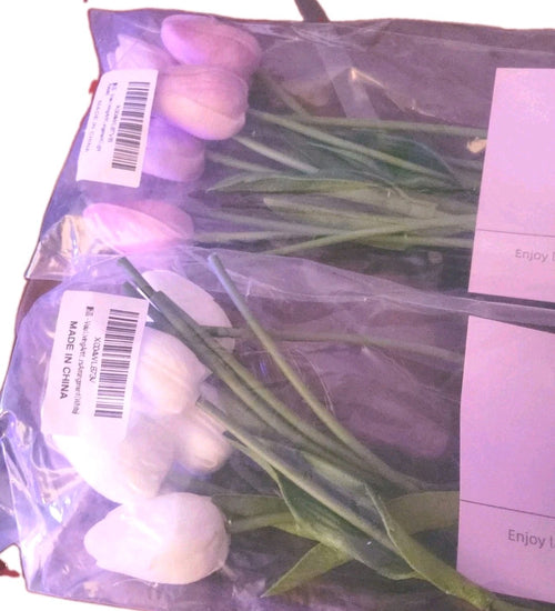 10-Pack Pink Tulips 