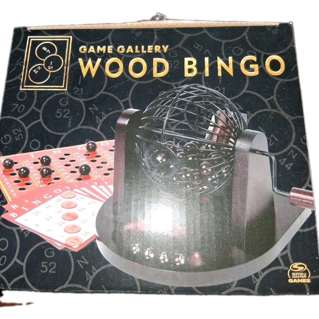 Game Gallery Solid Luxurious Wood Bingo Set