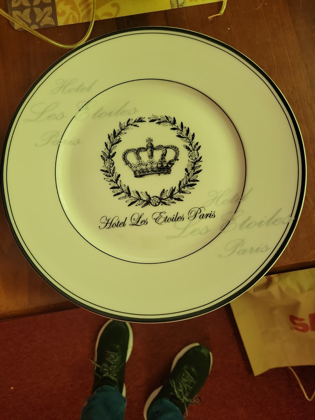 Hottel Les Etoiles Paris Dinner Plate