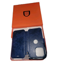 iPhone13 Blue Leather phone case