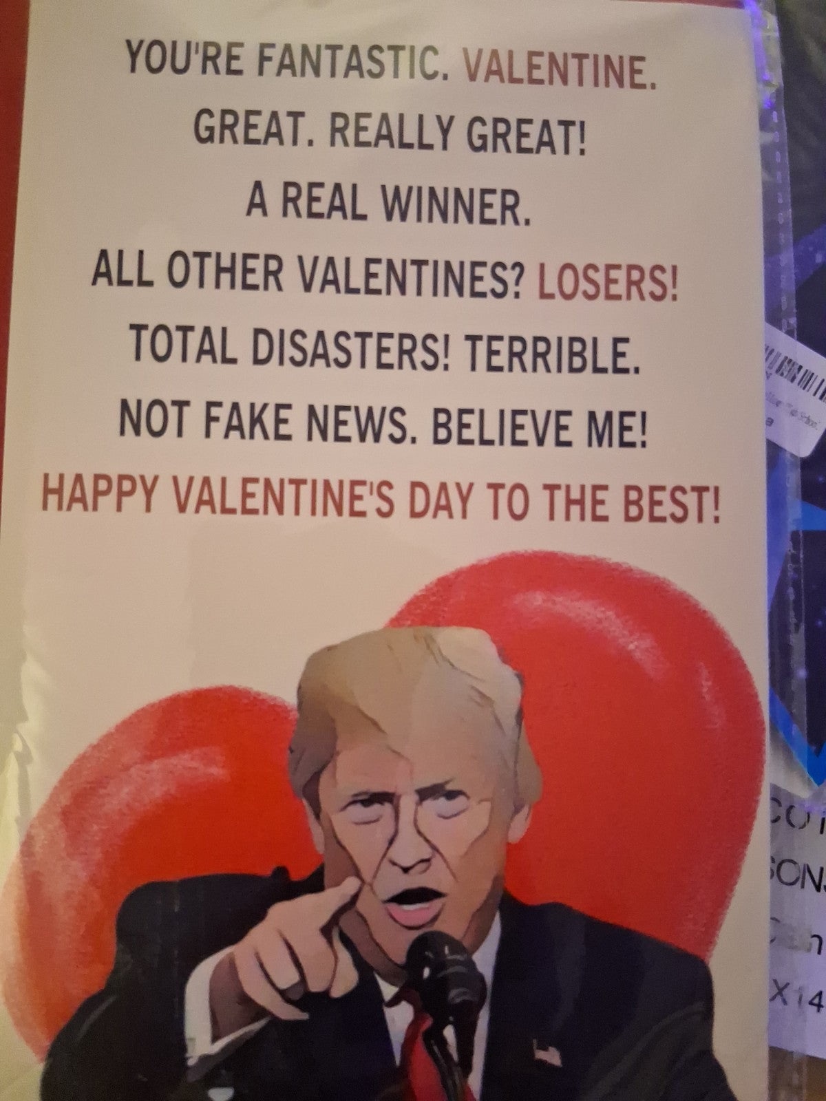 Trump Valentine Card