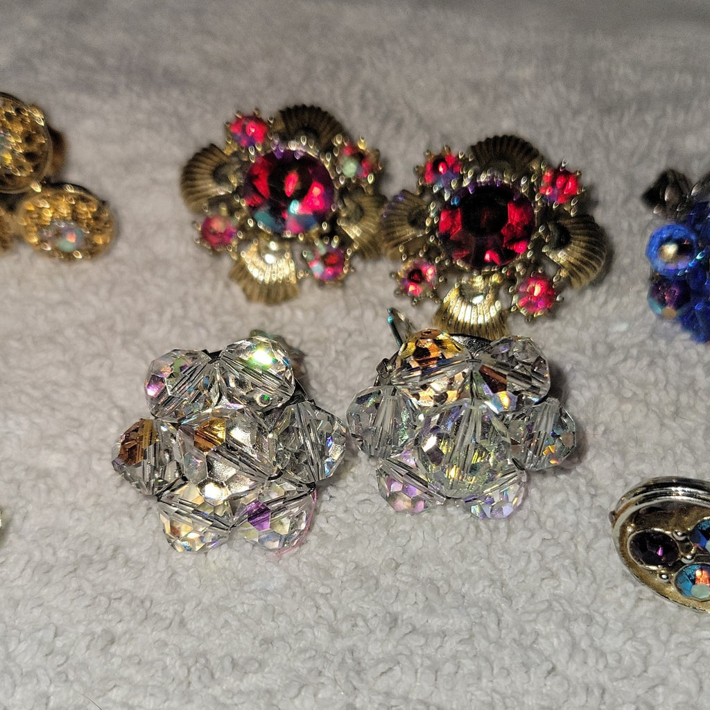  Vintage Clip-On Earrings 