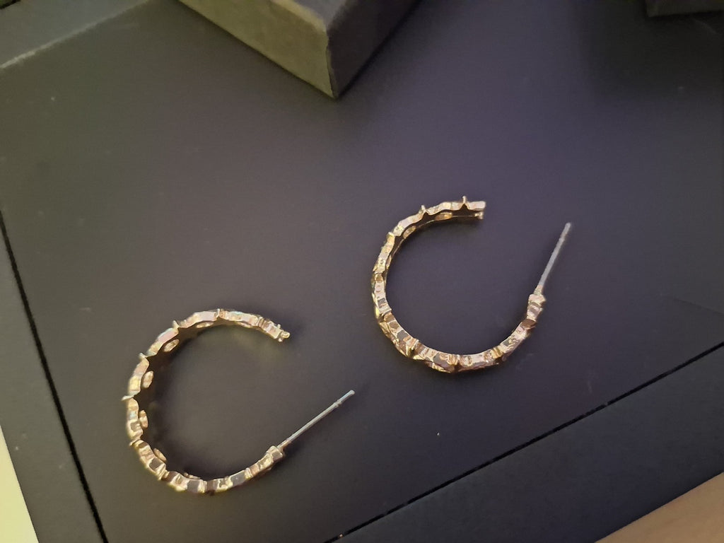 24Kt.Plated  Crystal Rhinestone 