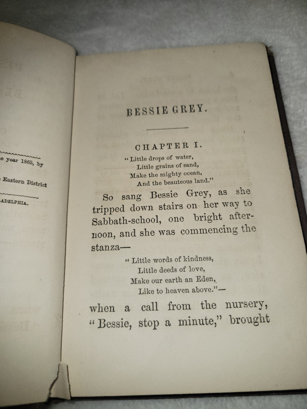  1863 Presbyterian' Bessie Grey