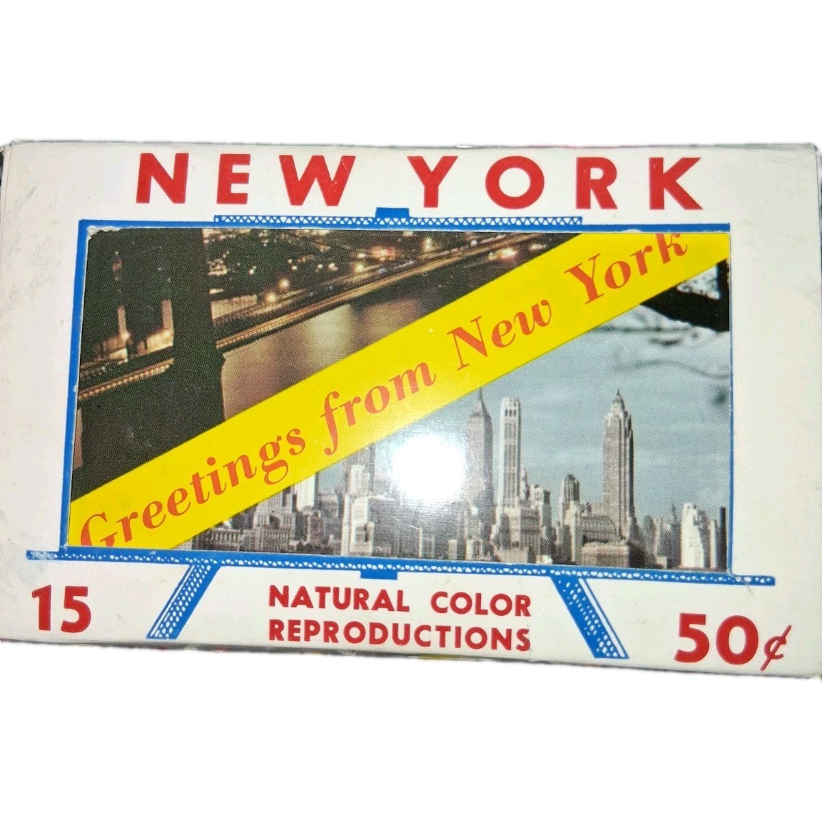 post card old new york