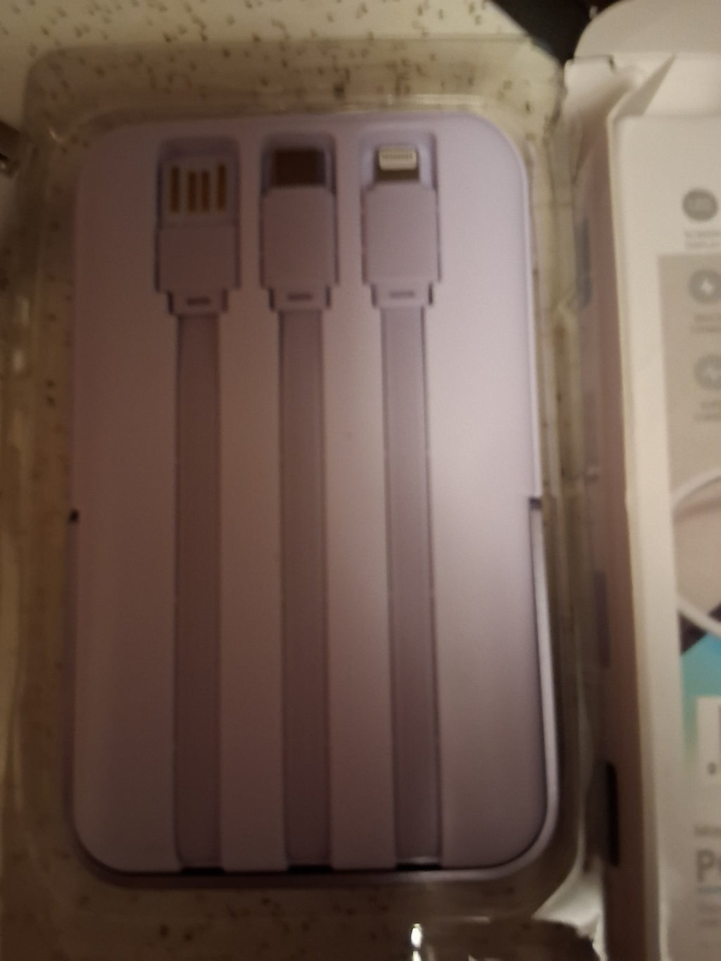 10000mAh Magnetic Qi Wireless Power Bank Fast Charge Kickstand Purple