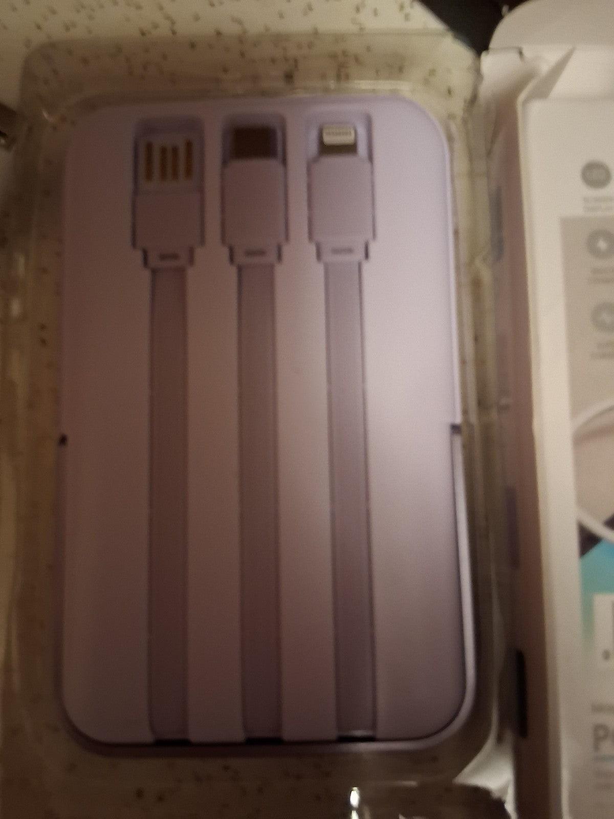 10000mAh Magnetic Qi Wireless Power Bank Fast Charge Kickstand Purple