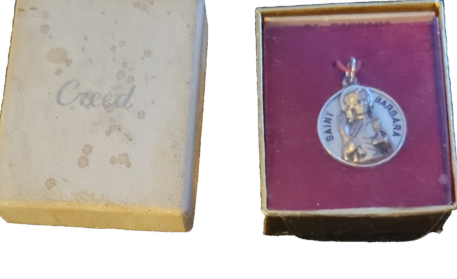Saint Barbara Christian Medal -This is #30 of 729 in Original Box