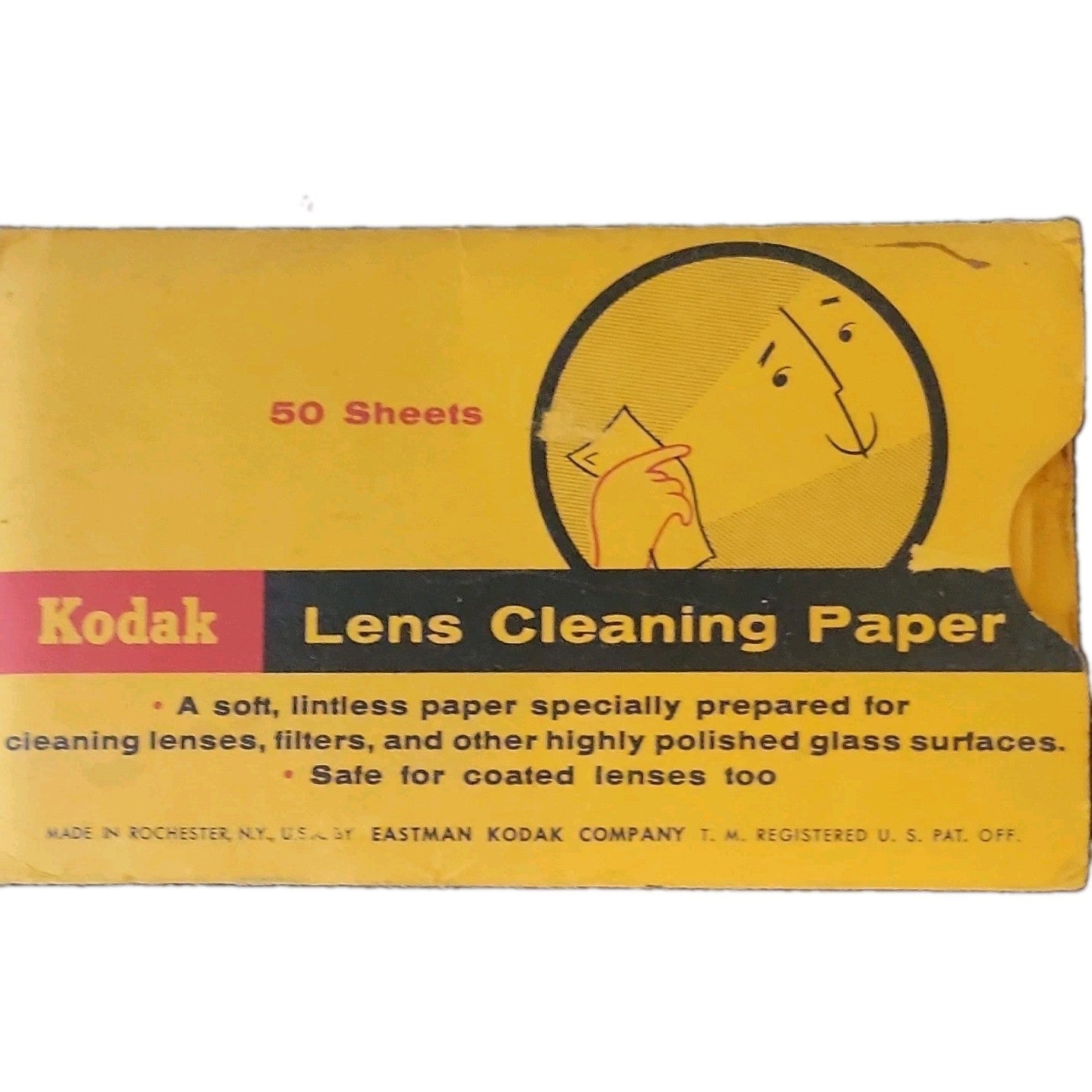 Antique, not open env of Kodak Lens Cleaning Paper 