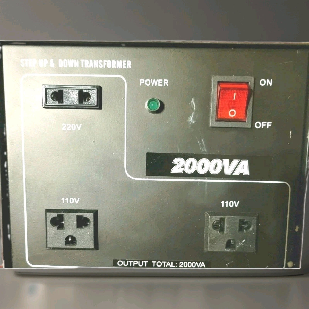 Grainger Transformer , a step-step down voltage converter. 110v to 220v