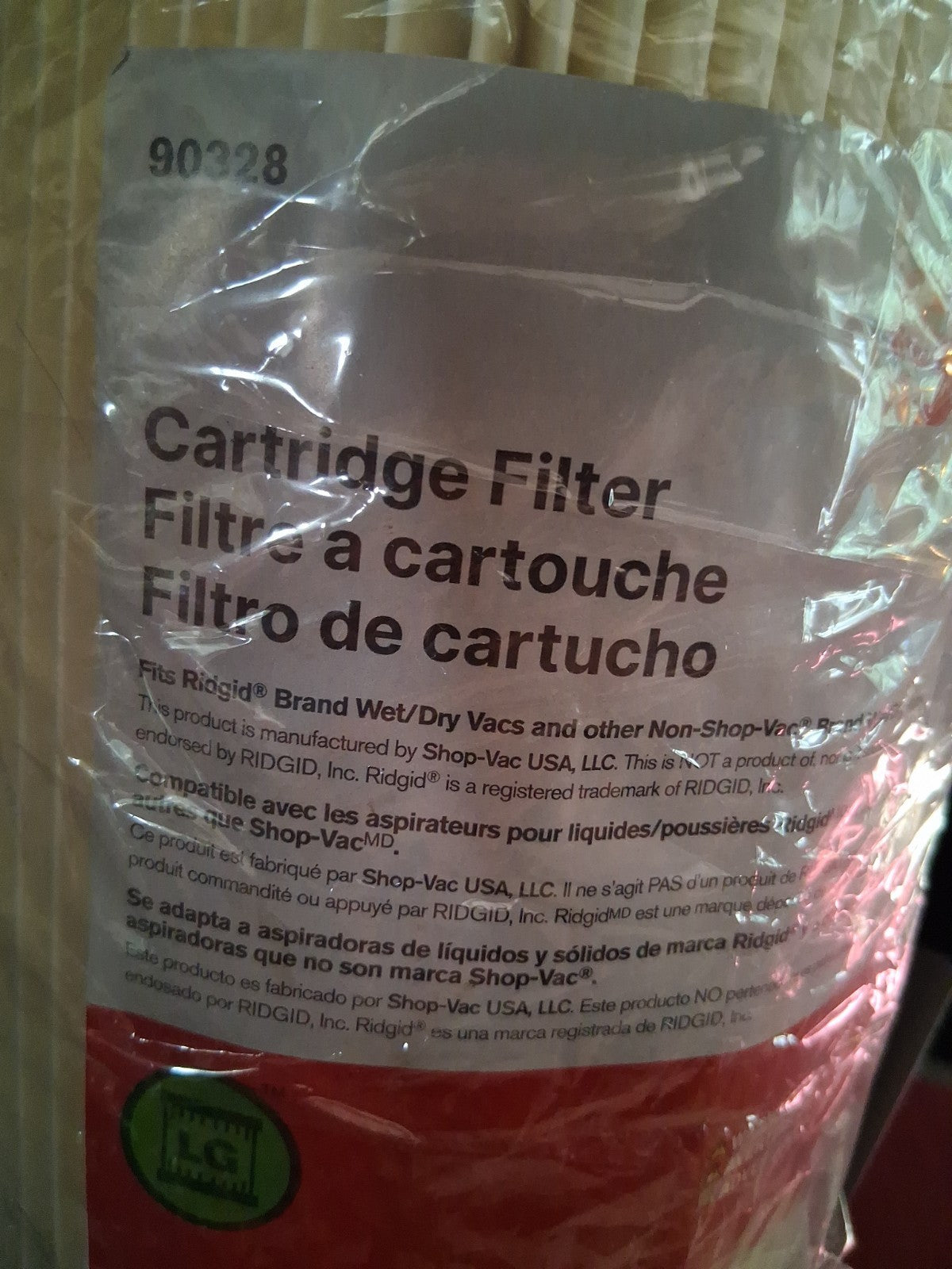 Shop-vac 90328 cartridge filter