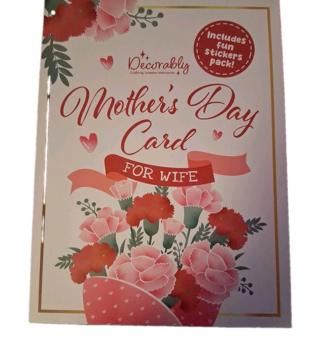 Mothers Day Card For Wife (Made in USA)